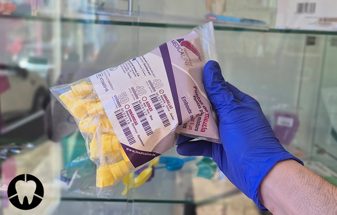 Medicaline Puntas Mezcladoras 1:1 Amarillas - Imagen 3