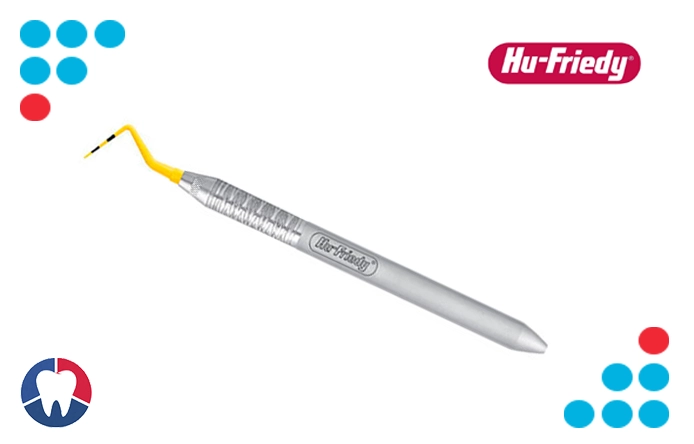 Hu-Friedy PCV12KIT6 Sonda Colorvue con Punta Plástica #12 y Mango
